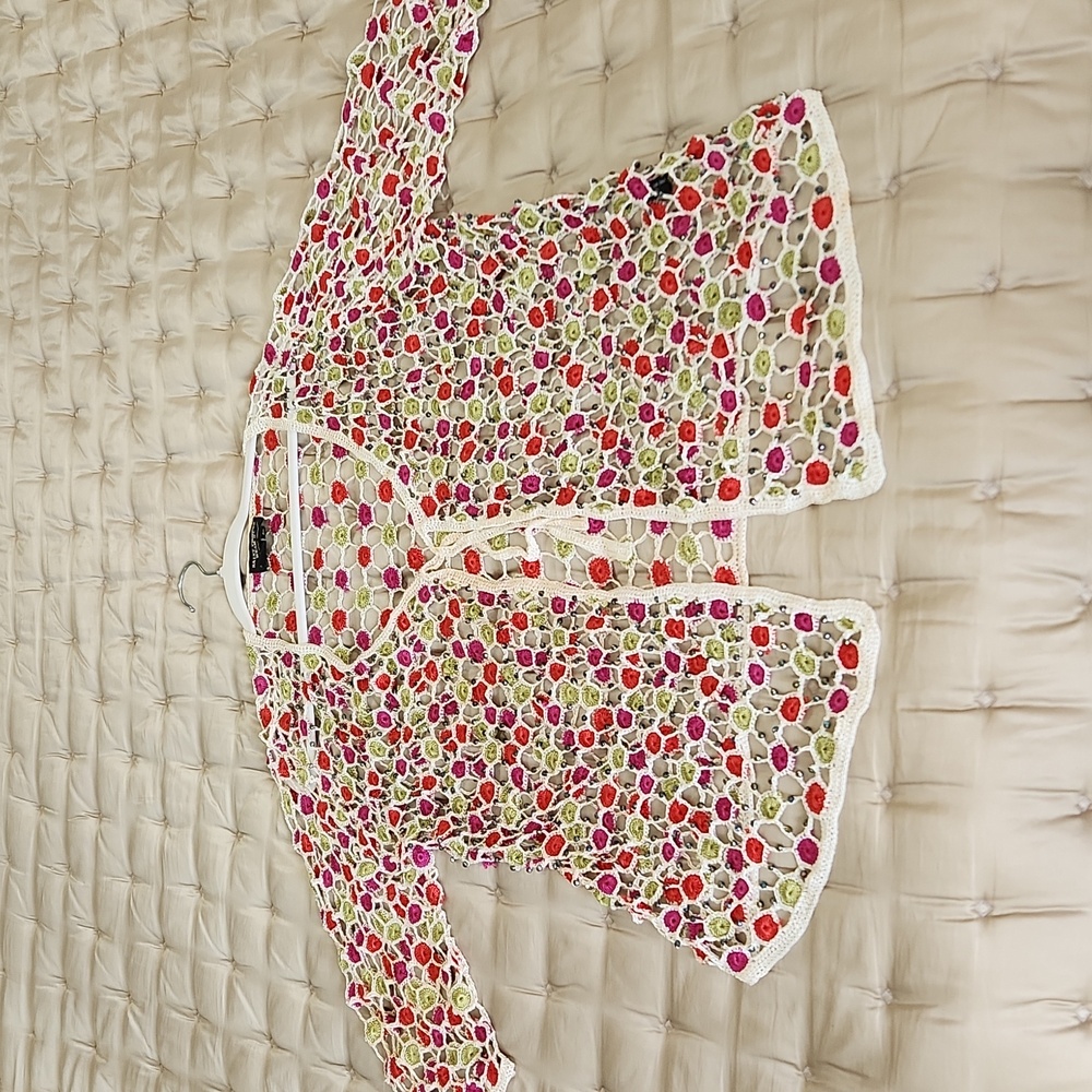Saint Tropez Crochet Top/Cardigan